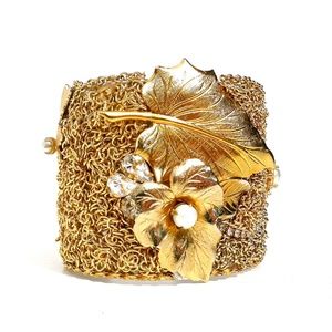 Cuff Bracelet Vintage Costume Jewelry